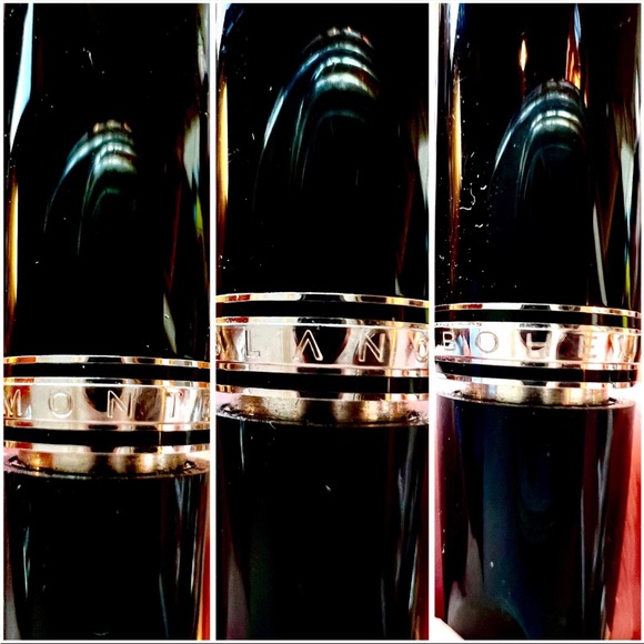 Mount Blanc ballpoint blue pen with blue sapphire 4.3 inches - Picture 8 of 10